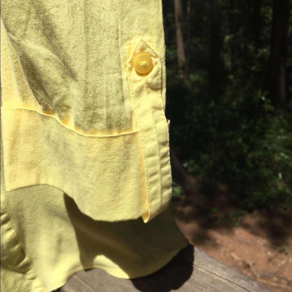 Style & Co. Classic button down shirt mellow yellow - Picture 7 of 9